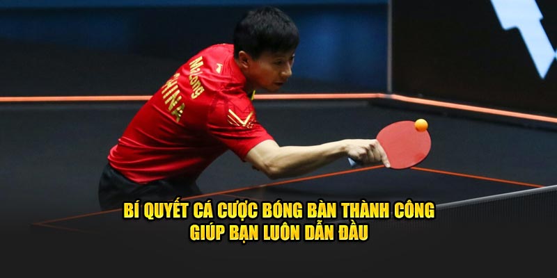 Bí quyết cá cược bóng bàn thành công giúp bạn luôn dẫn đầu