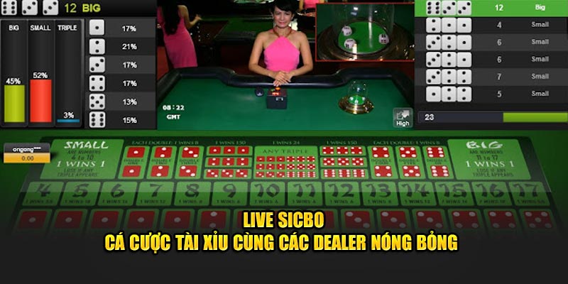 Live Sicbo - Cá Cược Tài Xỉu Cùng Các Dealer Nóng Bỏng