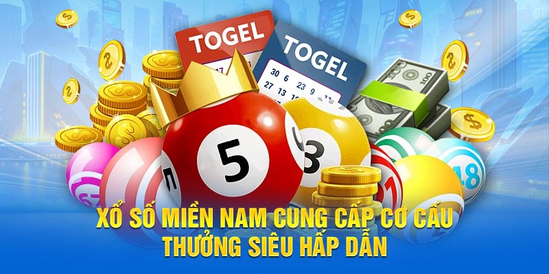 Xổ số miền Nam cung cấp cơ cấu thưởng siêu hấp dẫn